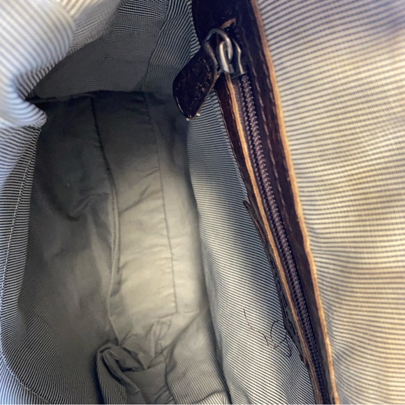 Jack George’s Spikes & Sparrow Brown Leather North/South Messenger Bag in EUC. - Picture 11 of 16